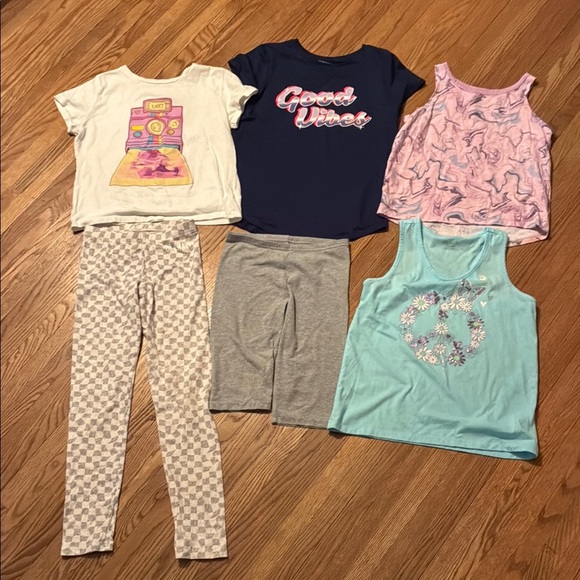 Assorted Tees and Tanks and Leggings/Shorts - Picture 1 of 13